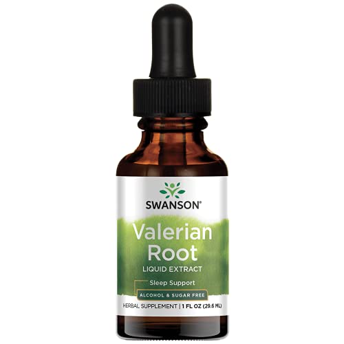 Swanson Valerian Root Liquid Extract Alcohol and Sugar-Free 1 f...