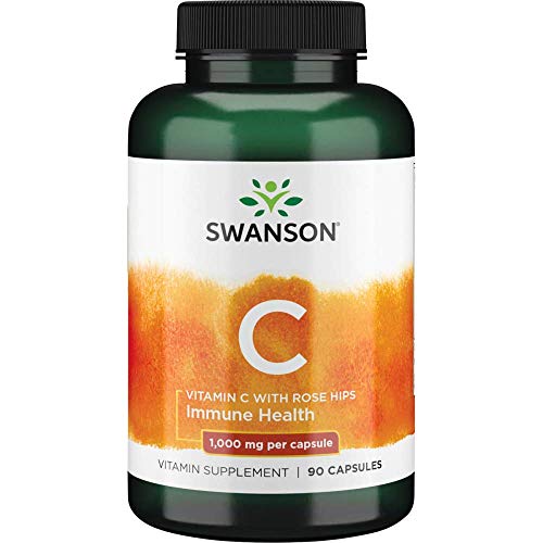 Swanson Vitamin C with Rose Hips Immune System Support Skin Cardi...