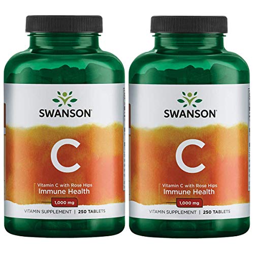 Swanson Vitamin C with Rose Hips Immune System Support Skin Cardi...