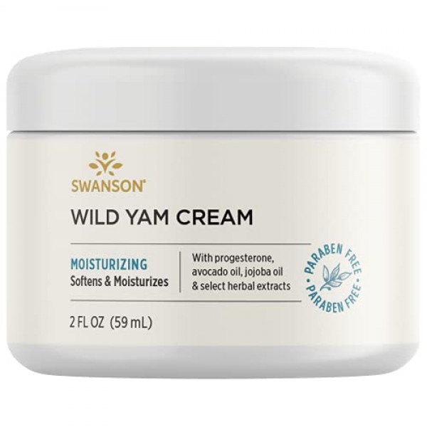 Swanson Wild Yam Cream Hormone Support Menopause Perimenopause Wo...