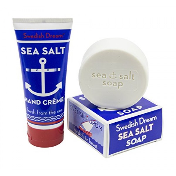 Swedish Dream - Sea Salt Exfoliating Soap Bar with Sea Salt Hand ...