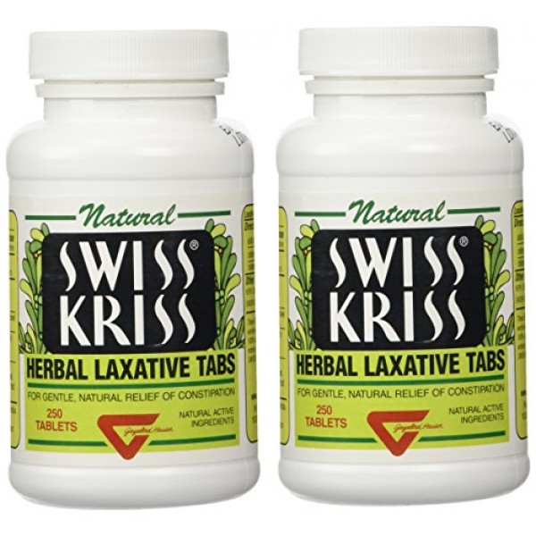 Modern Natural Products Swiss Kriss Herbal Laxative - 250 Tablets...