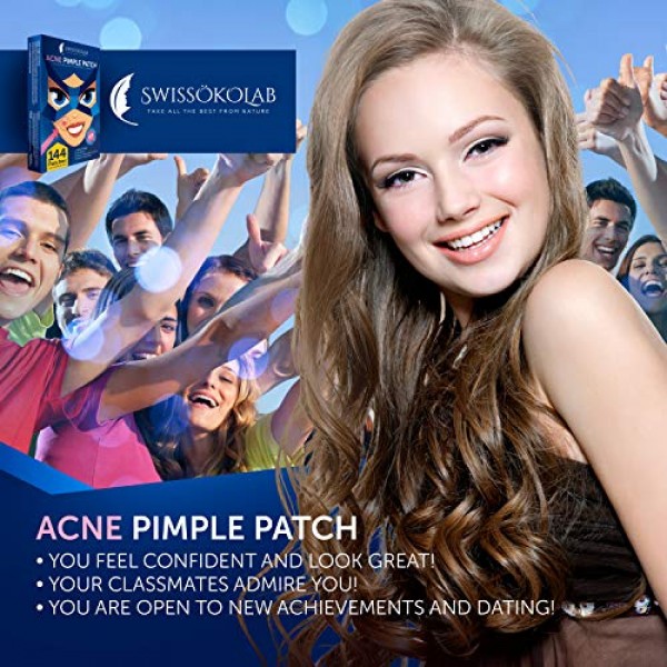 Acne Patch Pimple Patch Hydrocolloid Acne Stickers Absorbing Spot...