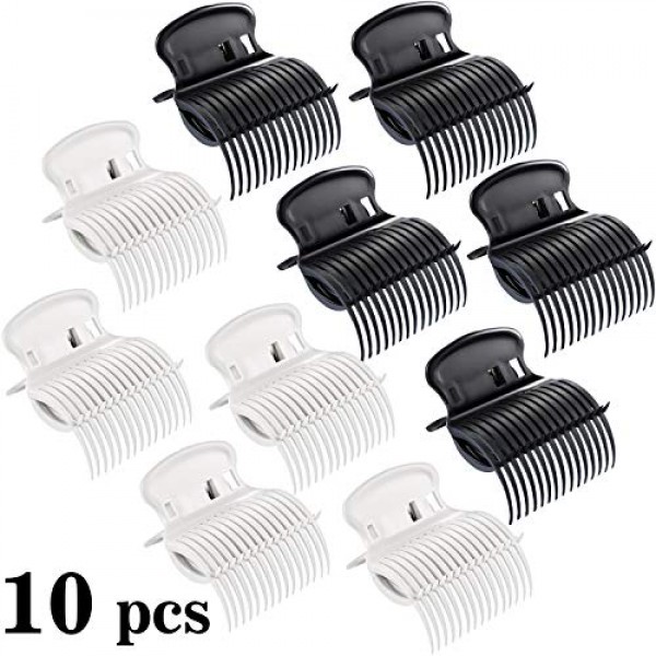 10 Pieces Hot Roller Clips Hair Curler Claw Clips Replacement Rol...