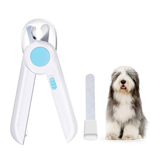 SYOSIN Dog Cat Nail Clippers and Trimmer,Pet Nail Clippers with L...
