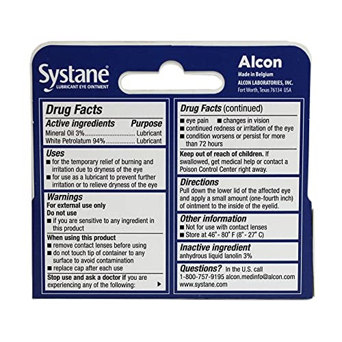 Systane Lubricant Eye Ointment 3.5 g 2 Pack