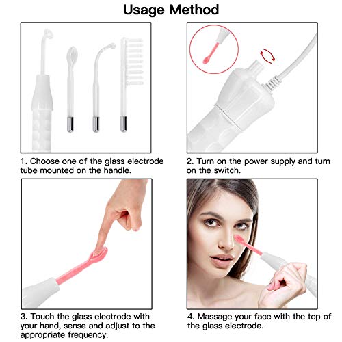 High Frequency Facial Machine, Portable Handheld High Frequency S...