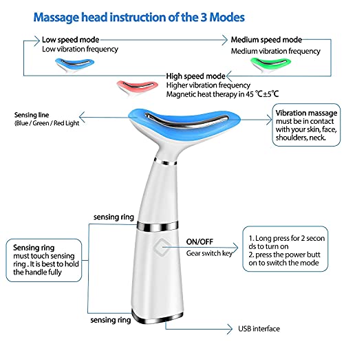 High Frequency Facial Machine, Neck Skin Tightening Lifting Devic...