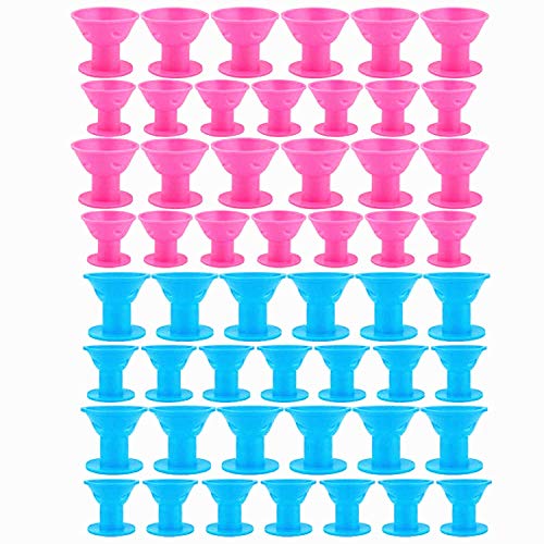 TANG SONG 40PCS Hair Curlers Rollers Hair Care Roller Silicone No...