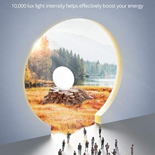Light Therapy Lamp, TaoTronics UV-Free 10000 Lux Therapy Light, T...