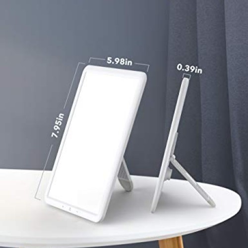 TaoTronics Light Therapy Lamp, Ultra-Thin UV-Free 10000 Lux Thera...