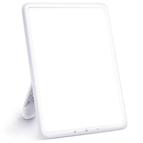 TaoTronics Light Therapy Lamp, Ultra-Thin UV-Free 10000 Lux Thera...