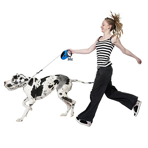 TaoTronics Retractable Dog Leash, 16 ft Dog Walking Leash for Med...