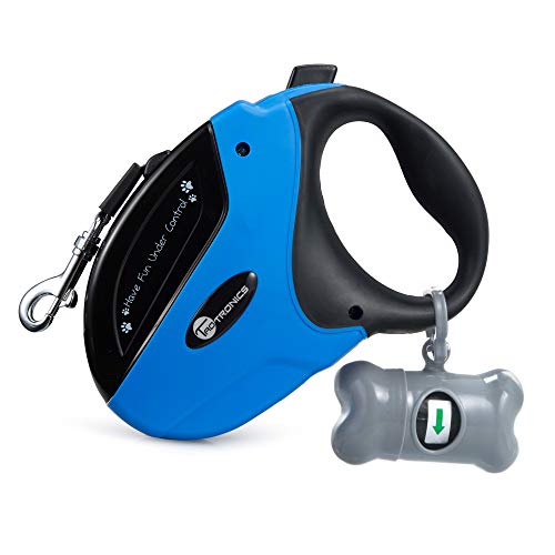 TaoTronics Retractable Dog Leash, 16 ft Dog Walking Leash for Med...