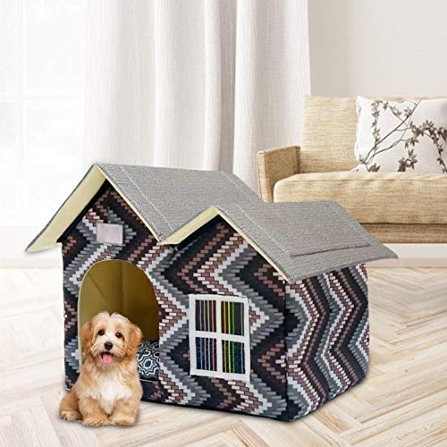 Tavot Outdoor Indoor Cat Condo - Cat House Waterproof Pet House K...