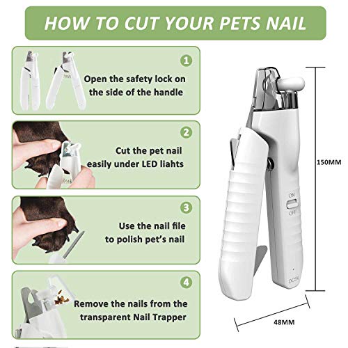 Tbrand Dog & Cat Pets Nail Clippers and Trimmers - with Safety Gu...