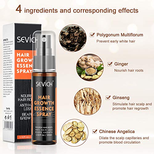 Hair Grow Spray, Anti Hair Loss, Thinning, Balding, Natural Ingre...