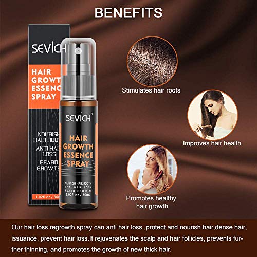 Hair Grow Spray, Anti Hair Loss, Thinning, Balding, Natural Ingre...