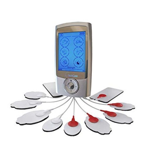 TechCare Pro TENS Unit 24 Modes Best Portable Massager Back Neck ...
