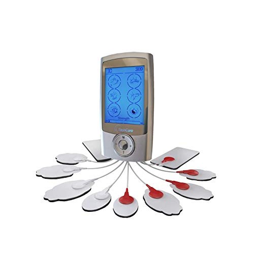 TechCare Pro TENS Unit 24 Modes Best Portable Massager Back Neck ...