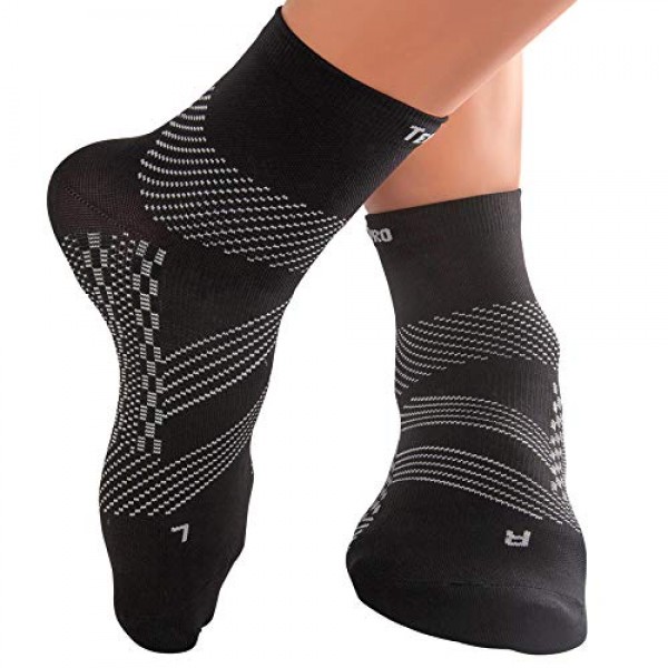 TechWare Pro Ankle Compression Socks - Plantar Fasciitis ...