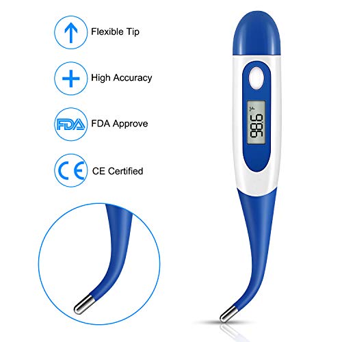 Tediver Medical Digital Thermometer for Fever, Basal Body Thermom...