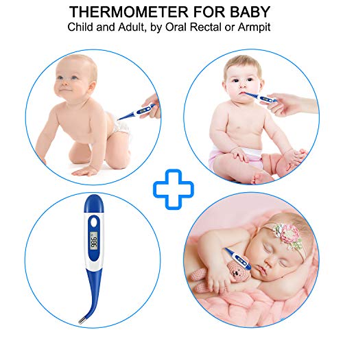 Tediver Medical Digital Thermometer for Fever, Basal Body Thermom...