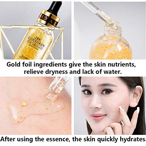 Facial Serum Liquid Solution Anti-aging Acne for Women with Hyalu...