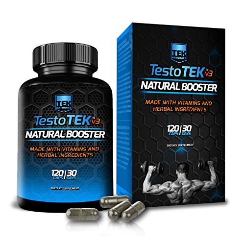 TestoTEK v3.0 #1 Rated All Natural T Boost - 30 Da...