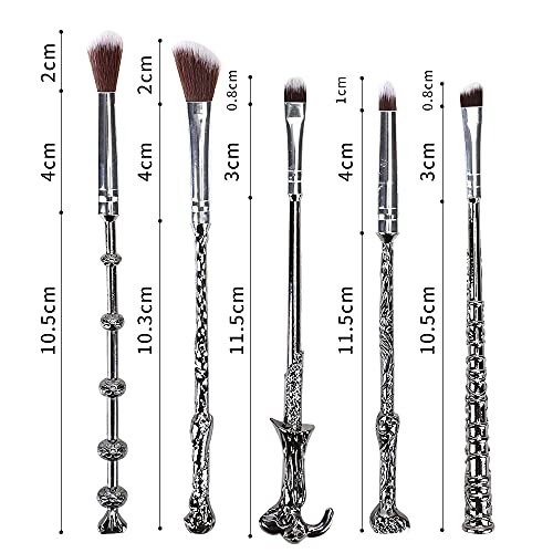 Potter Makeup Brush,5 PCS Potter Makeup Brush Set for Wizard Magi...