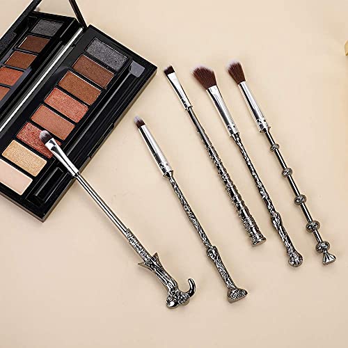 Potter Makeup Brush,5 PCS Potter Makeup Brush Set for Wizard Magi...