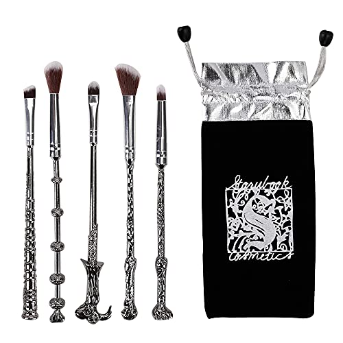 Potter Makeup Brush,5 PCS Potter Makeup Brush Set for Wizard Magi...