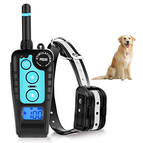 TEMEISI Dog Training Collar, 1800ft Remote Dog Shock Collar, NO H...