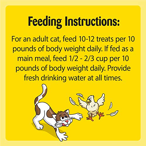 TEMPTATIONS Classic Crunchy and Soft Cat Treats Tasty Chicken Fla...