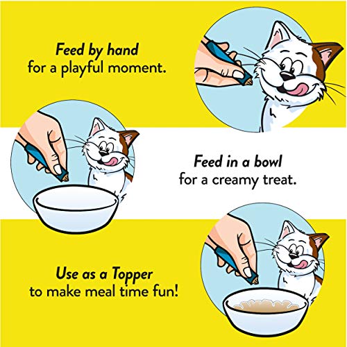 TEMPTATIONS Creamy Purrrr-ée with Tuna Cat Treats, 44 12g Pouches