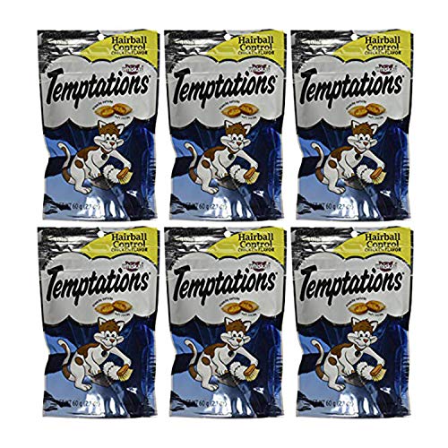 Temptations Hairball Control, Chicken Pack of 6