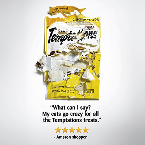 TEMPTATIONS MIXUPS Crunchy and Soft Cat Treats Catnip Fever Flavo...