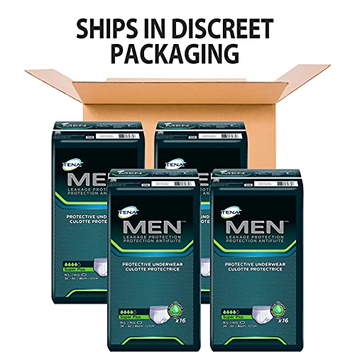 Tena Incontinence/Bladder Control Underwear for Men, Super Plus A...