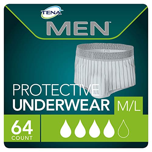 Tena Incontinence/Bladder Control Underwear for Men, Super Plus A...
