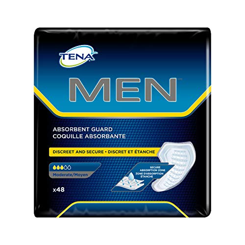 Tena Incontinence Guards for Men, Moderate Absorbency, 48 Count