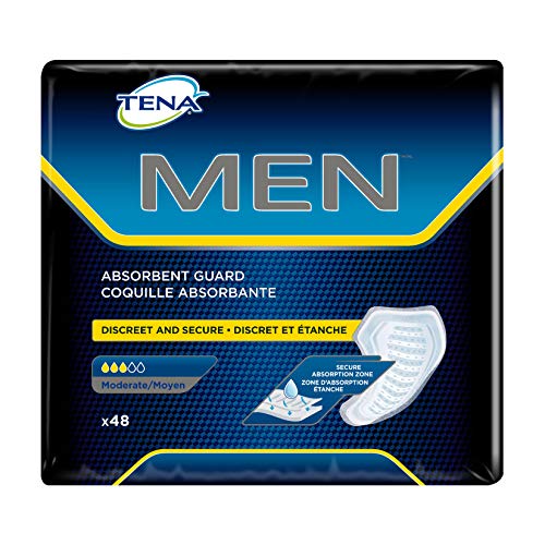 Tena Incontinence Guards for Men, Moderate Absorbency, 48 Count