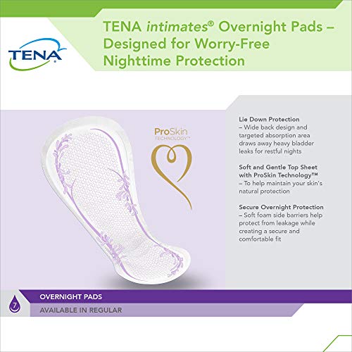TENA Incontinence Pads for Women, Overnight, 45 Count 1 ea