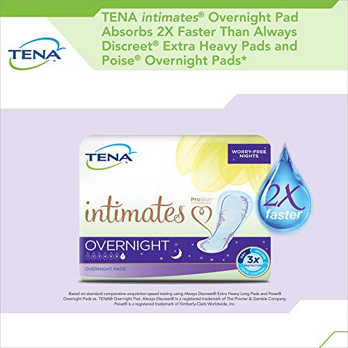 TENA Incontinence Pads for Women, Overnight, 45 Count 1 ea