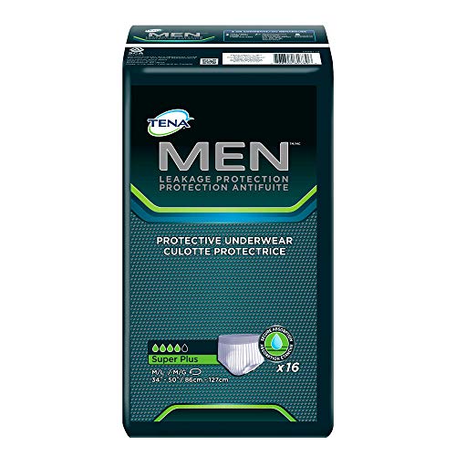 Tena Incontinence Underwear for Men, Protective, Medium/Large, 16...