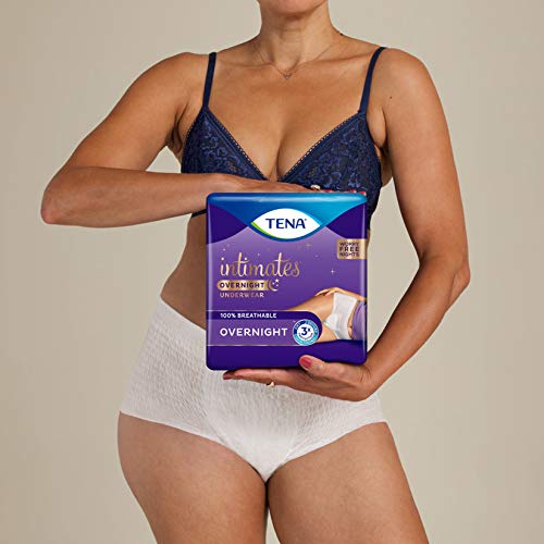 Tena Intimates Incontinence Overnight Underwear for Women, Size S...