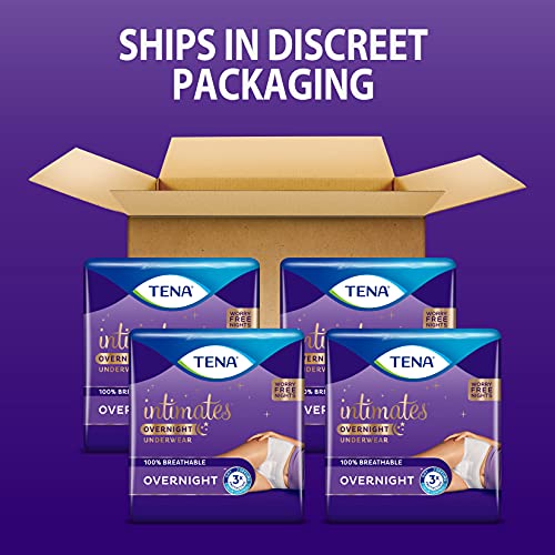 Tena Intimates Incontinence Overnight Underwear for Women, Size S...
