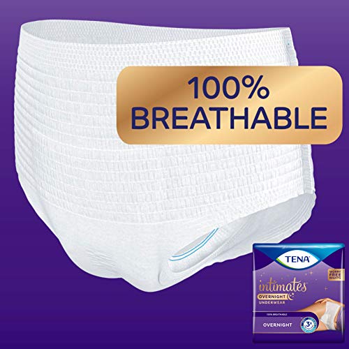 Tena Intimates Incontinence Overnight Underwear for Women, Size S...