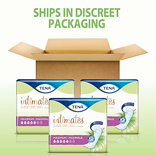TENA Intimates Maximum Female Incontinent Pad Regular Length 13 ...
