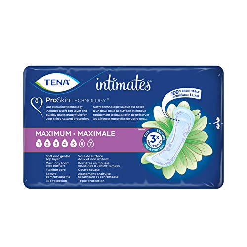 TENA Intimates Maximum Female Incontinent Pad Regular Length 13 ...