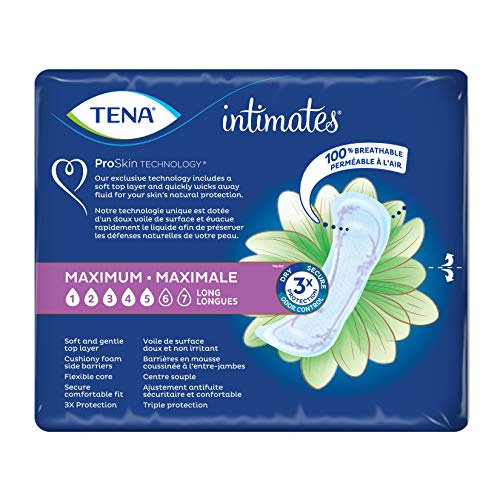 Tena Intimates Maximum Incontinence Pad Long Length, 117 ct